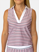 The Bryce Top - Americana Stripe