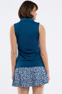 Alice Ruffle Polo - Porcelain