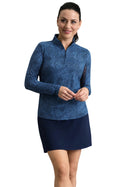 IBKUL Stephanie L/S Mock Neck