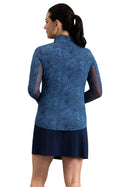 IBKUL Stephanie L/S Mock Neck
