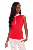 Swing Control Sleeveless Mock Neck