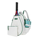 Tennis Courtside Backpack - White/Green