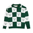 Riley Checkered Tennis Sweater