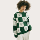 Riley Checkered Tennis Sweater