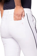 Golftini White Ankle Pant