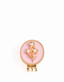 Pink Blooms Ball Marker w/Clip