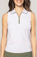 Sleeveless Capri Polo
