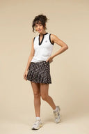 The Stevie Top - White/Black