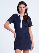 Rib Line Short Sleeve Polo