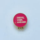 Drive, Chip & Sip Ball Marker w/clip