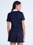 Rib Line Short Sleeve Polo