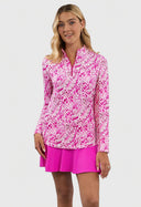 IBKUL Yesenia L/S Mock Neck