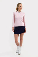 Carey ¼ Zip Pullover – Ballerina