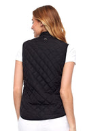 Swing Control Black Quilted Vest
