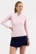 Carey ¼ Zip Pullover – Ballerina