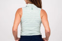 Lined Up Green Sleeveless
