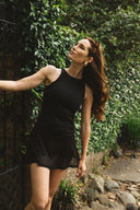 Reese Black Sheer Skirt