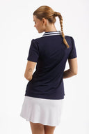 Reagan Polo - Navy/White