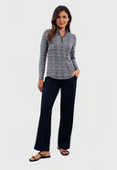 IBKUL Amani L/S Mock Neck