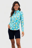 IBKUL Eleanor L/S Mock Neck