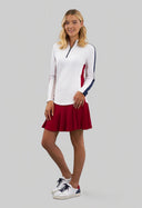 IBKUL Color Block L/S Mock Neck