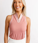Lucky in Leather Mauve Polo