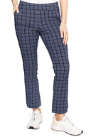 Navy Plaid Ankle Pant